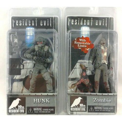 NECA Resident Evil Hunk / Zombie Capcom Comic 10th Anniversary Action ...