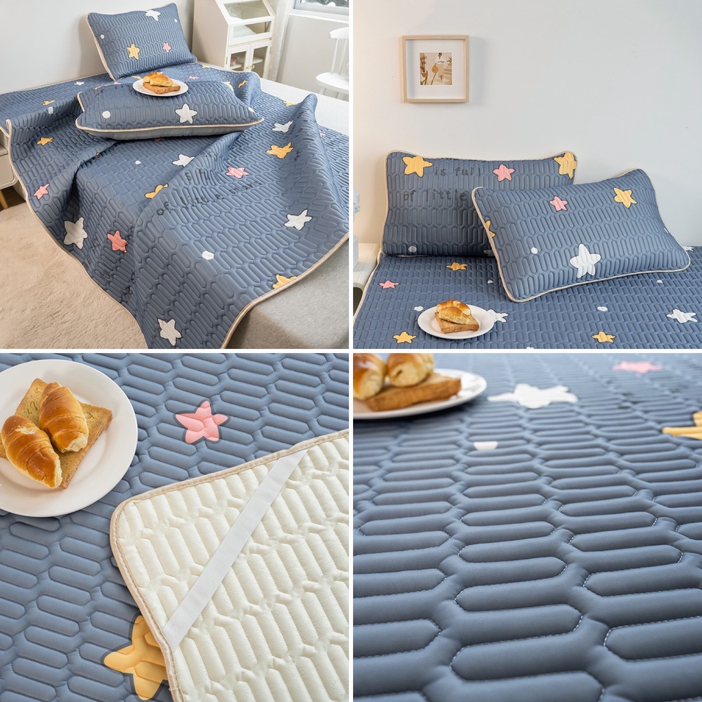 5d Bee Bedding rubber air conditioning mat, cool Tencel silk fabric ...