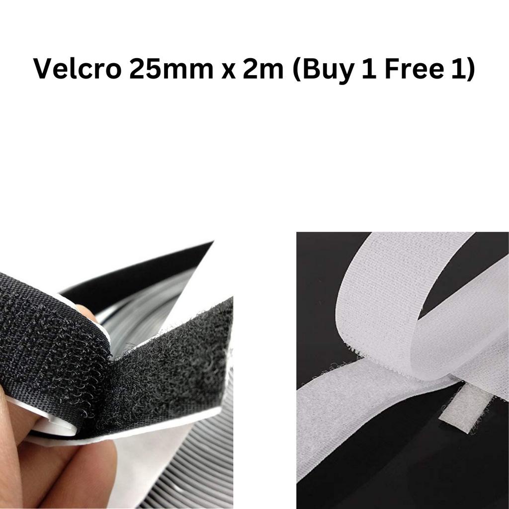 Velcro 25mm x 2m (Buy 1 Free 1) | Shopee Singapore