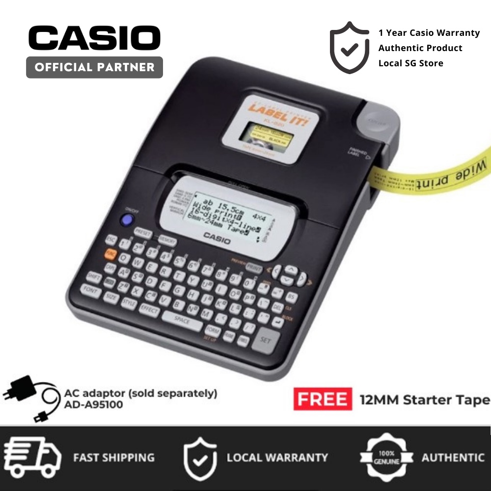 Casio KL-820 Labelling Printer for office home use (Local