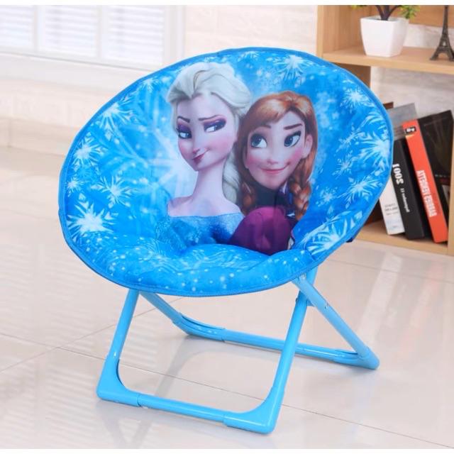 SG READY STOCKS 👑 Kids Foldable Chair Lazy Chair Frozen Princess Hello  Kitty Pepper Pig Micky Minnie