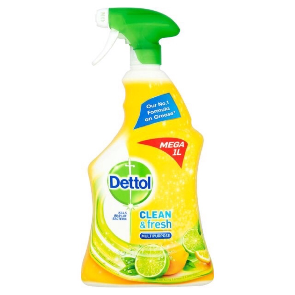 Dettol Multi Purpose Power And Fresh Antibacterial Spray Citrus 750ml Shopee Singapore 7835