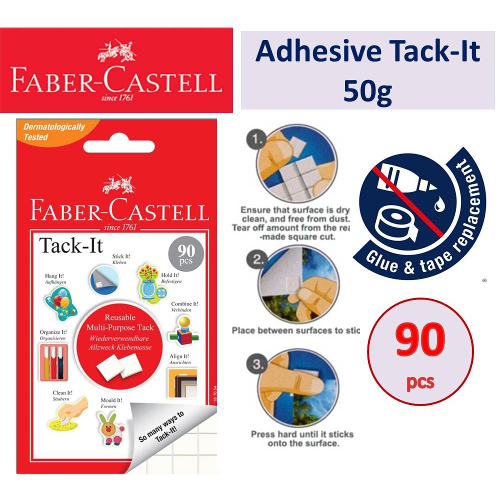 Faber-Castell Tack-it / Faber Castell Tack It Reusable Glue Adhesive ...
