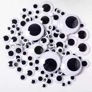 Stick on Googly Wiggle Eyes, 750Pcs Assorted Size 4-18mm Self-Adhesive  Craft Eyes Wobbly Eyes Stickers DIY Craft Doll Eyes Making Accessories for