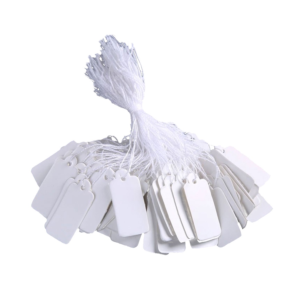 Ready Stock 190PCS White Marking Tags Price Tags Price Labels Display ...