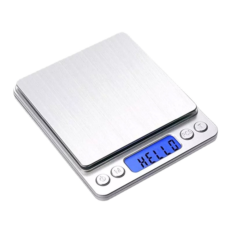 Digital Kitchen Food Scale 0.1~3kg 2 Trays, Tare Function