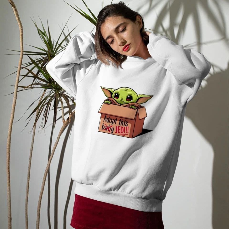 Baby YODA Women s SWEATER PREMIUM Cute Top Shopee Singapore