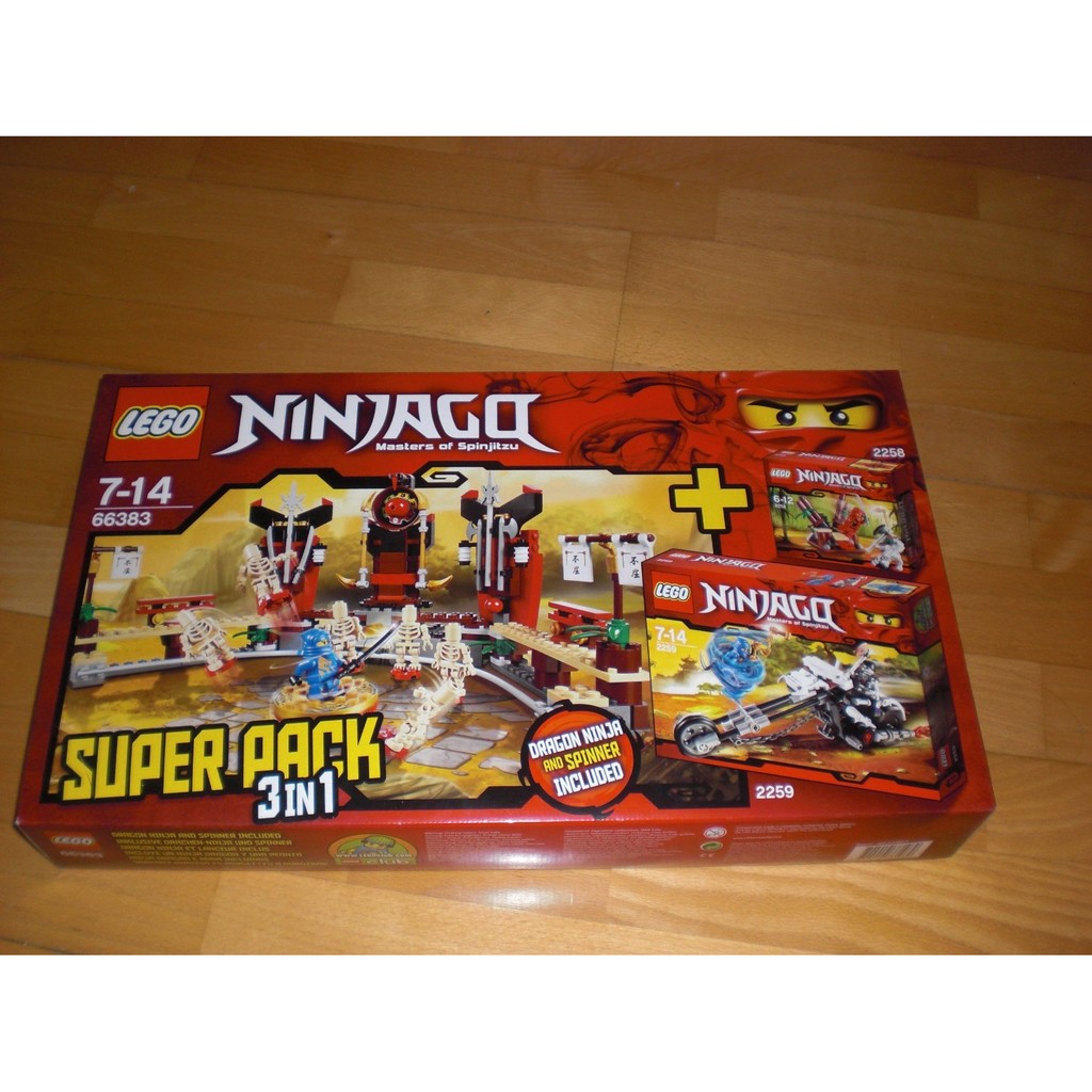 Lego ninjago super pack 3 in 1 hotsell