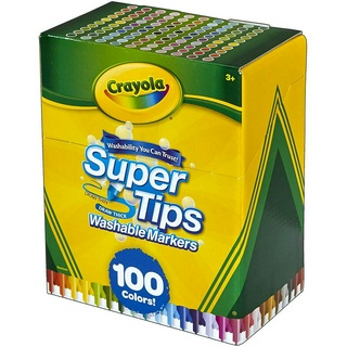 Crayola Super Tips Markers, Washable Markers, 80Count