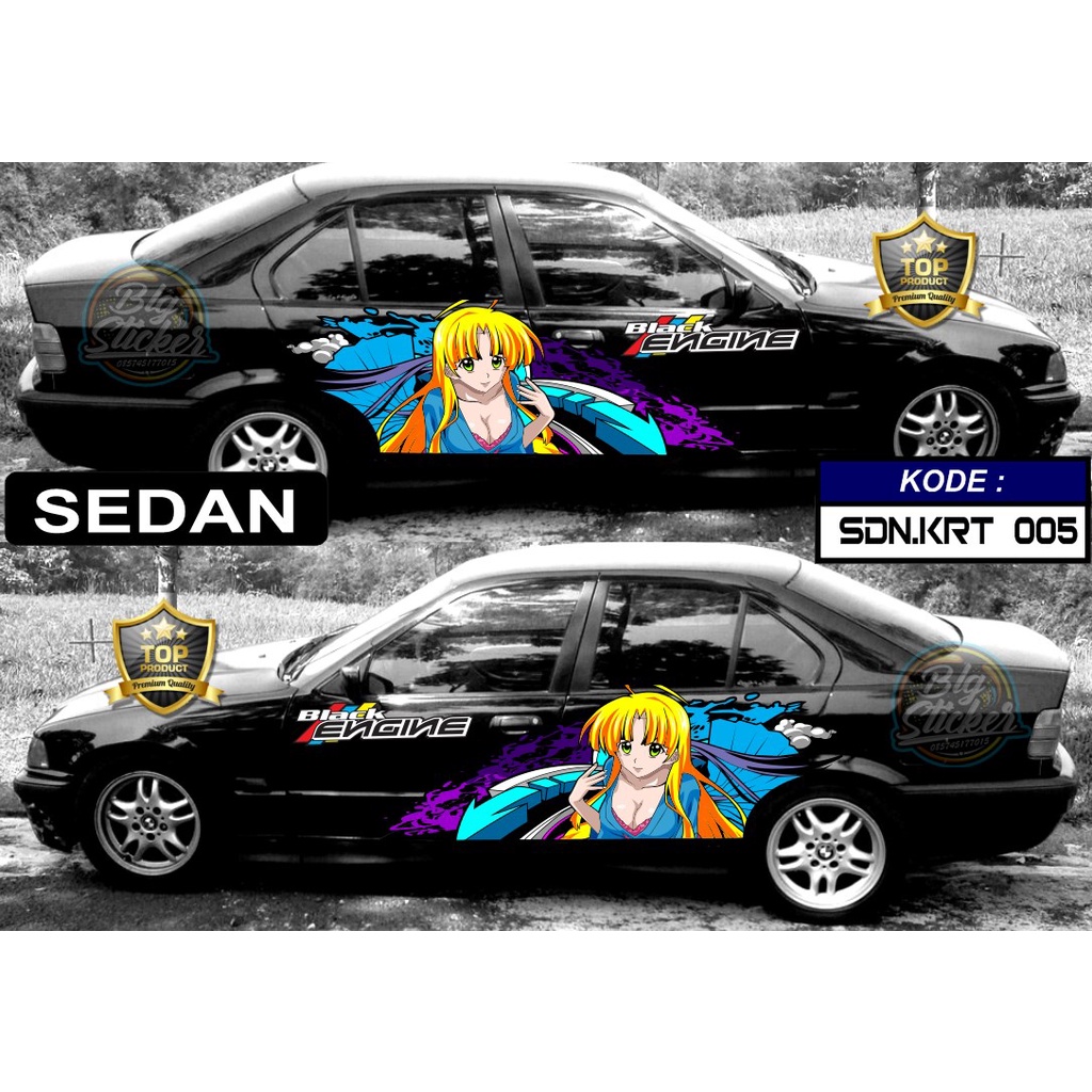 HONDA CAR STICKER SEDAN CIVIC, BALENO, ALL NEW CITY, COROLLA ALTIS ...