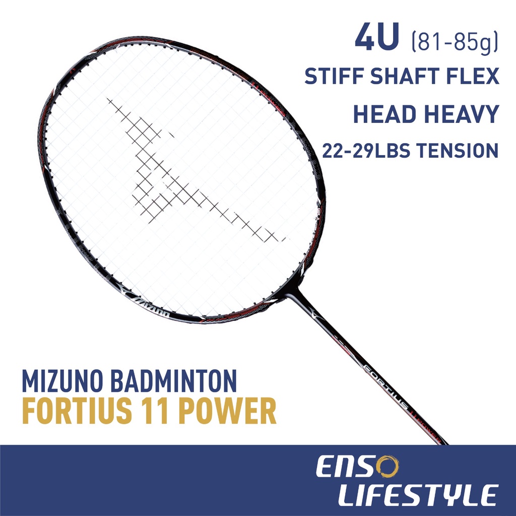 Mizuno Badminton Racket Fortius 11 Power MADE IN JAPAN (Unstrung