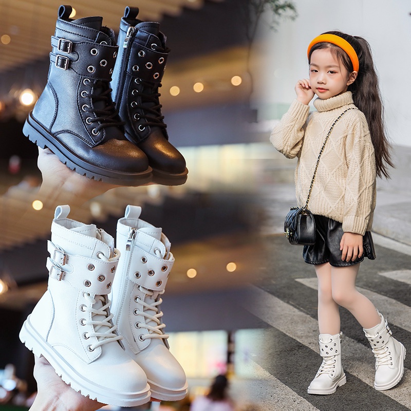 Childs hot sale black boots