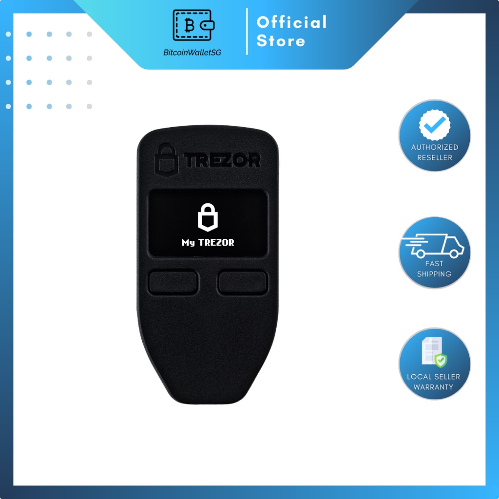 Trezor One Hardware Wallet | Bitcoin Ethereum Cold Storage | SG ...