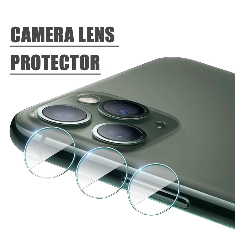 thumbnail image 2 of Tempered Glass Camera Lens Protector For IPhone 16 15 14 13 12 Pro Max 11 Pro - Full Coverage, Clear, Shockproof 2 of 4