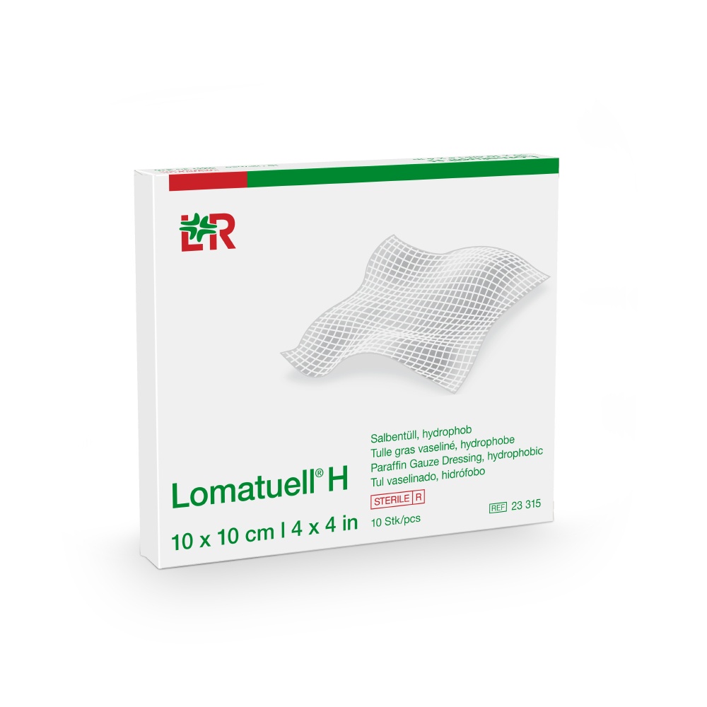 Lohmann & Rauscher Lomatuell H Paraffin Gauze Dressing, hydrophobic ...