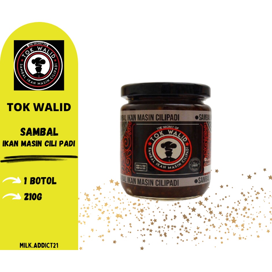 Tok Walid Salted Chili Rice Fish Sambal (CRAZY BASE) | Shopee Singapore