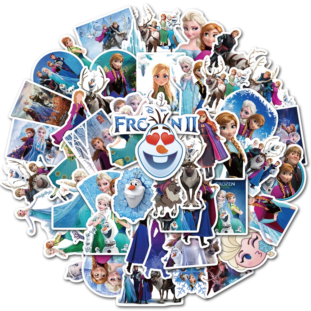50PCS Frozen Princess Sophia graffiti stickers on scooters scooters ...