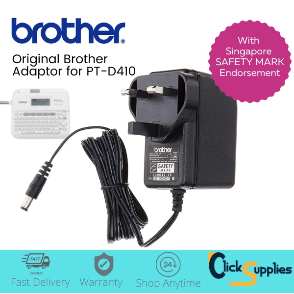 Brother Label Printer PT-D410 Sticky Label Printer with 1 year local ...
