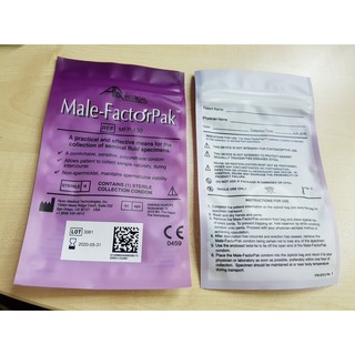 Male Factor Pak Semen Collection Condom For Fertility IVF IUI Shopee Singapore