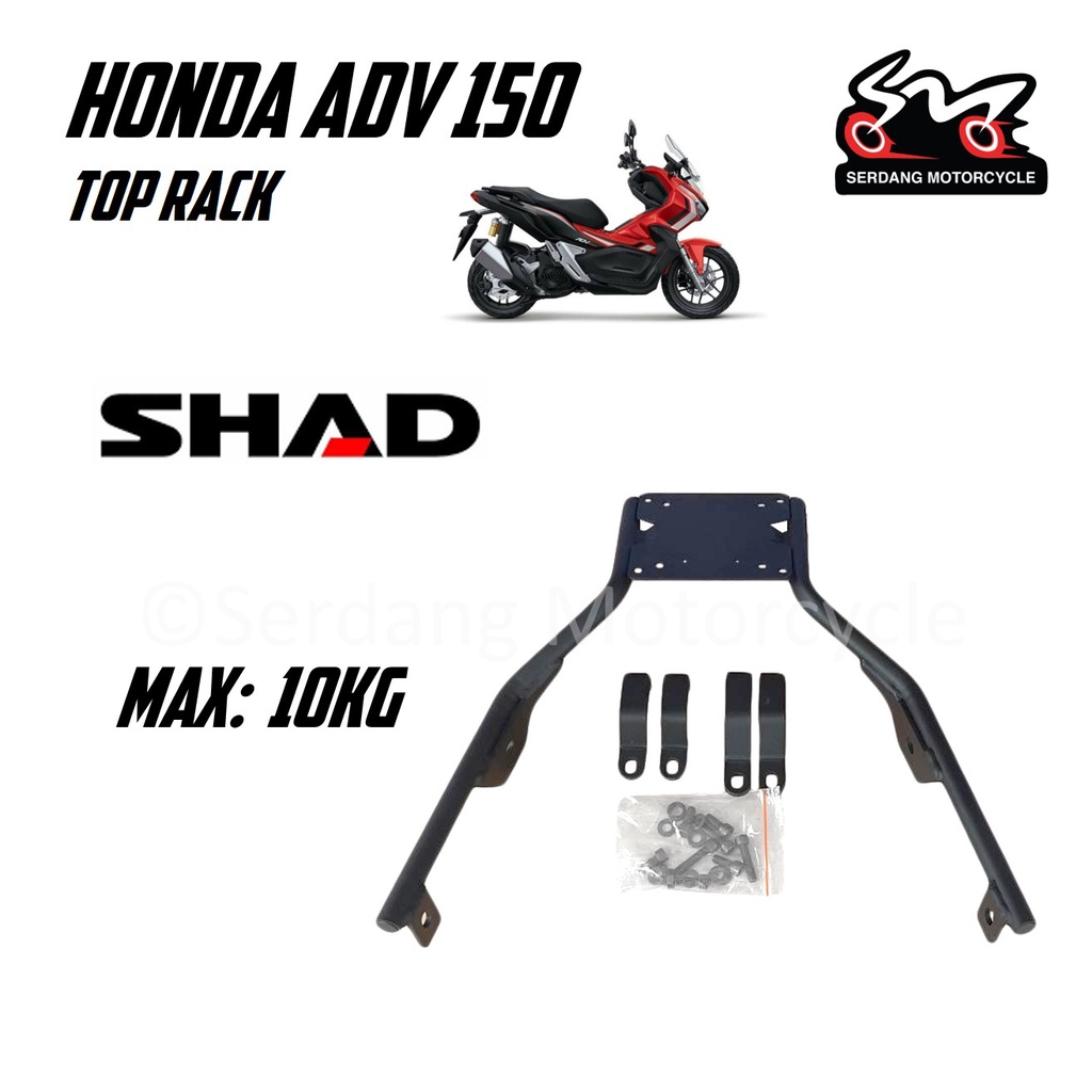 Honda ADV 150 Top Rack Bracket Rear Luggage Rack Luggage Holder