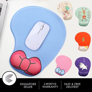 Cute Hello Kitty Mouse Pad Wrist Support , Hello Kitty Desk Accessories  Office Supplies Stuff, Kawaii Mousepad Ergonomic Mouse Pad with Wrist Rest  for
