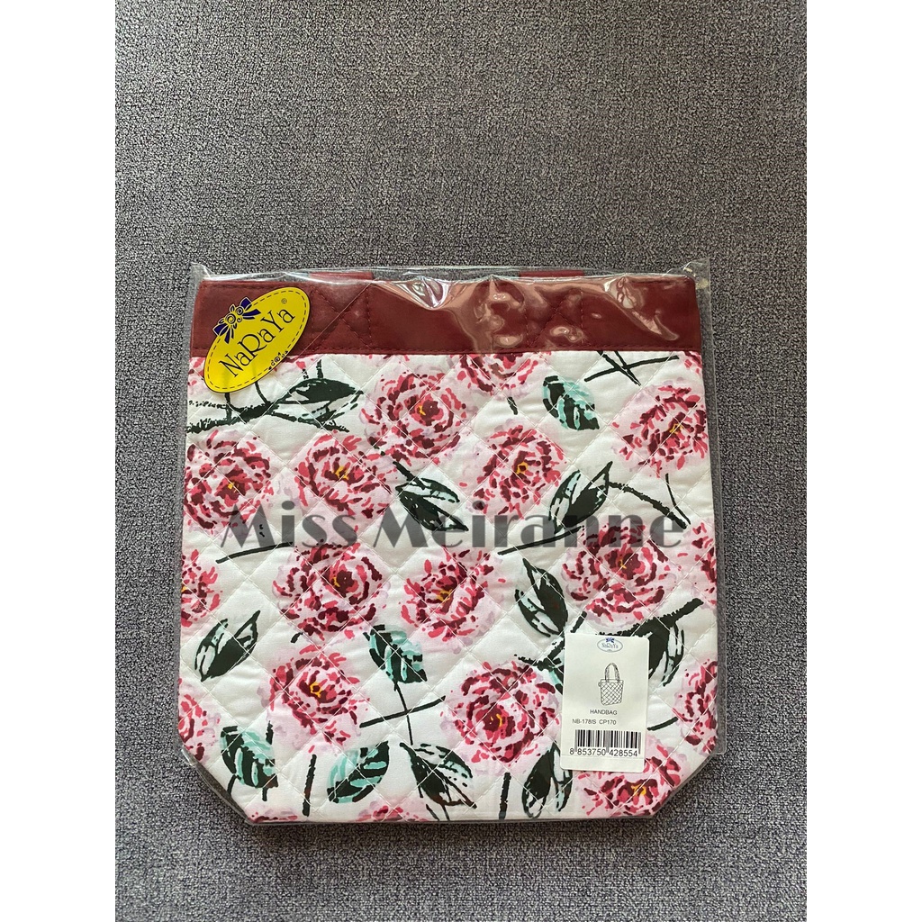 NaRaYa Cotton Fabric Small Errand Lunch Tote Bag | Shopee Singapore