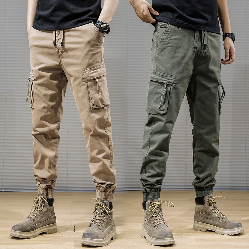 Mens cargo hot sale joggers pants