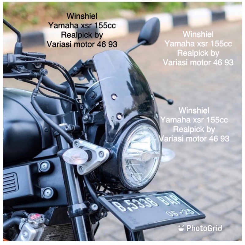 Winshiel visor yamaha xsr 155cc visor yamaha xsr 155cc Shopee Singapore