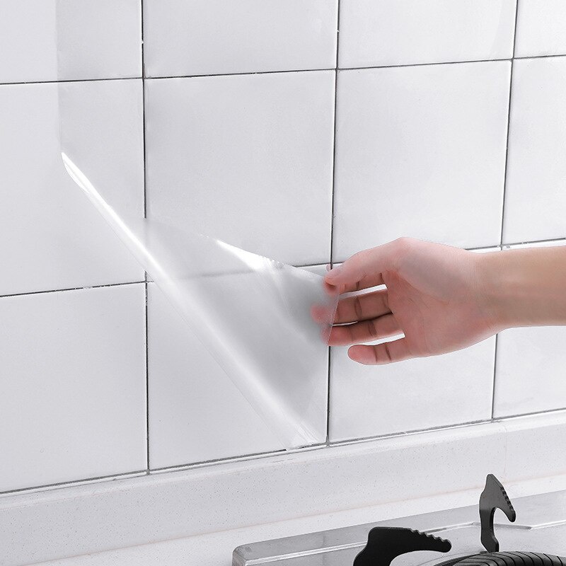 【SG Ready Stock】Transparent Wall Stickers Kitchen Cabinet Stove Self ...