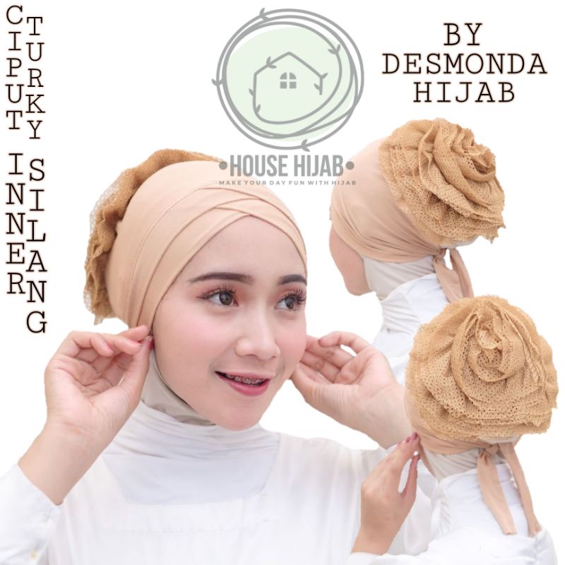 CROSS TURKISH Ciput Inner Hijab | Inner Turkish Silang BY Desmonda ...