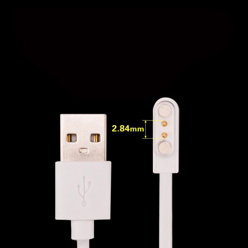 Universal Smart Watch Charger Magnetic Charging Cable 2 Pin 4 Pins USB Charging Cable for xiaomi Q12 7.62mm 2.84mm 4mm Shopee Singapore