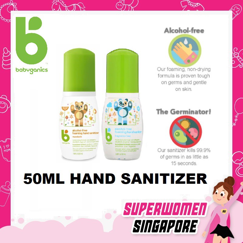 Babyganics hand sanitizer 1.69 hot sale oz