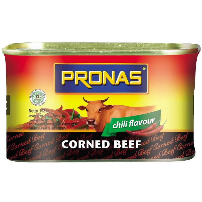 Pronas Corned Beef Chilli / Canned Meat / Canned Beef / Ready to cook