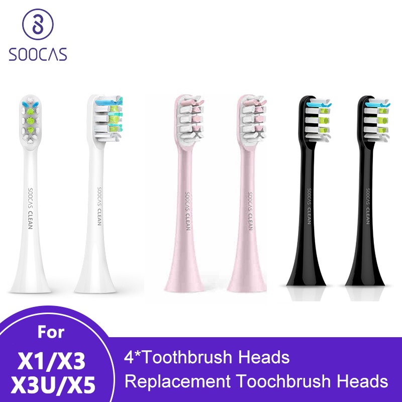 Soocas X3U X3 X5 Toothbrush Head X1 V1 Original Sonic Electric Tooth ...