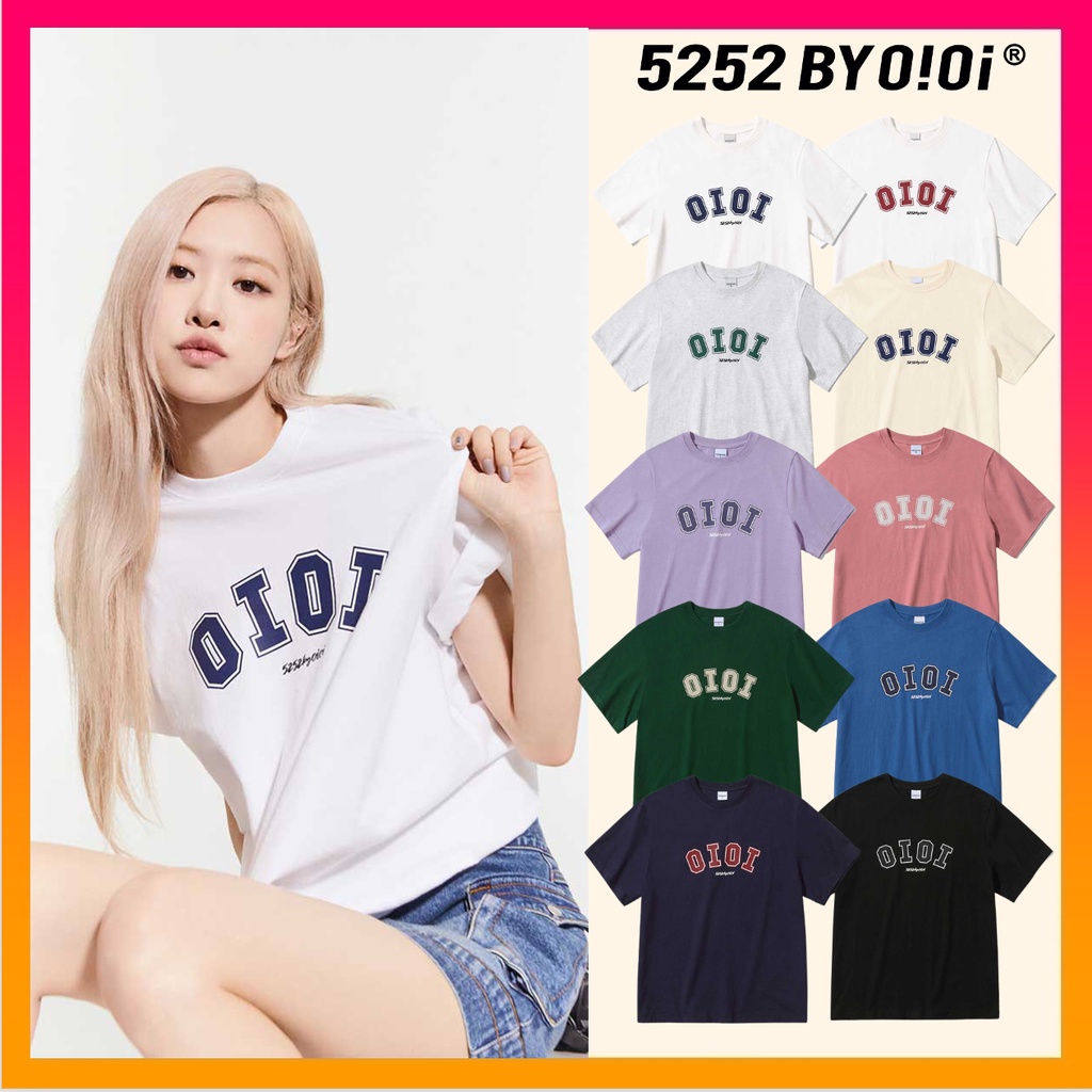 BlackPink Rose X 5252 BY OIOI Collaboration] SIGNATURE T SHIRT ...