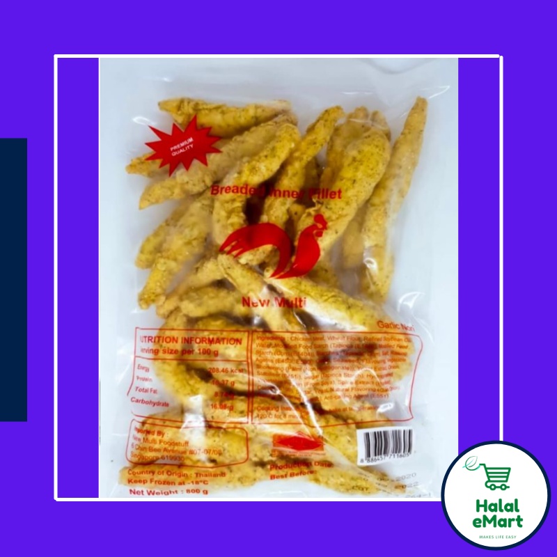 NM/ New Multi Breaded Chicken Inner Fillet (Halal-Certified) 800g ...
