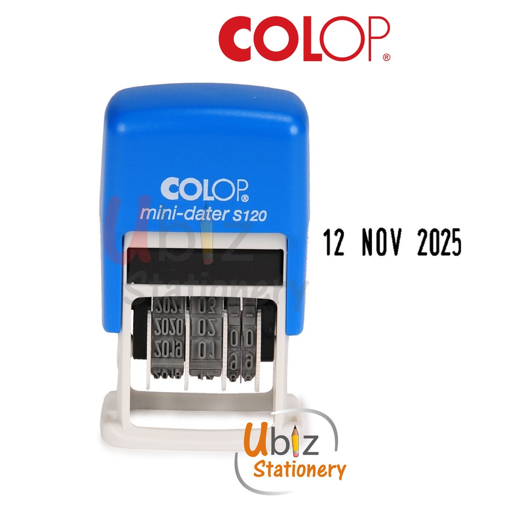 COLOP Mini-Dater Pre Ink Self Ink Date Stamp S120 Shopee Singapore