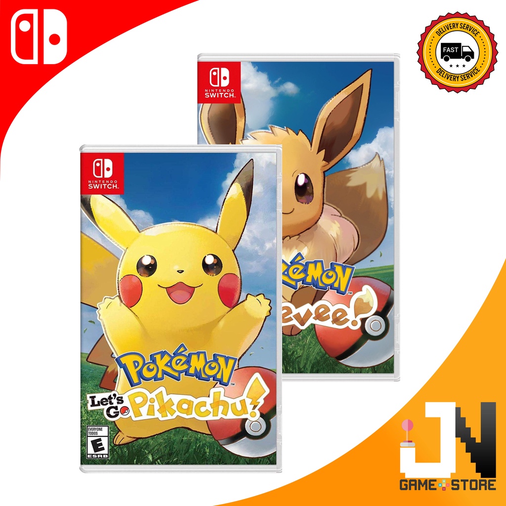 Pokemon let's go pikachu nintendo best sale store