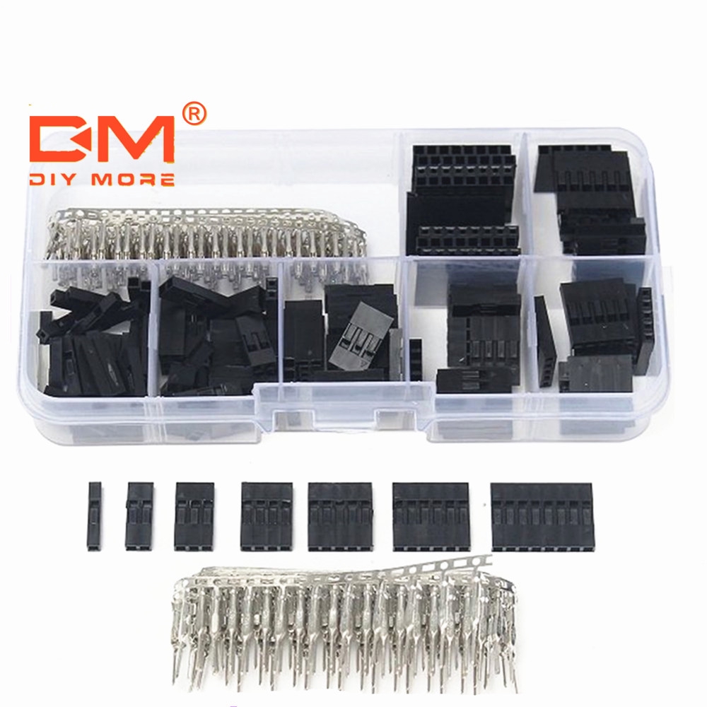 DIYMORE | 310Pcs/set 2.54mm Male + Female Dupont Cable line Jumper Wire ...