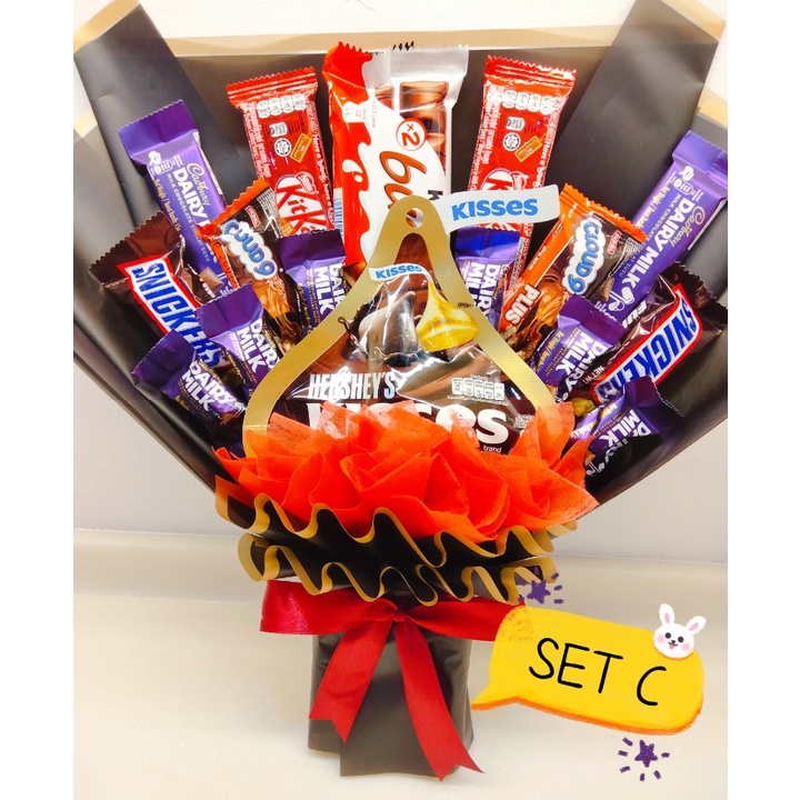 New Arrived ~ FLOWER CHOCOLATE BIG BOUQUET KISSES KITKAT SURPRISE ...