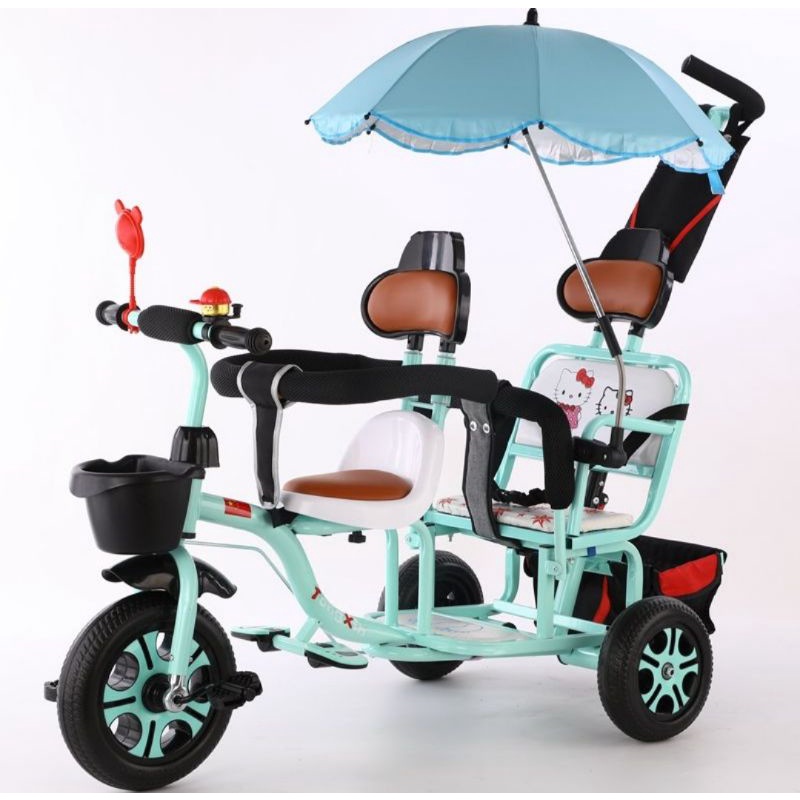 2 seater deals tricycle for toddlers