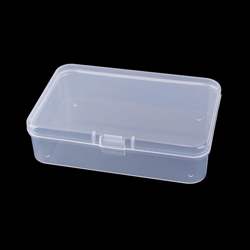 Durable Rectangle Transparent Plastic Box Jewelry Storage Case ...