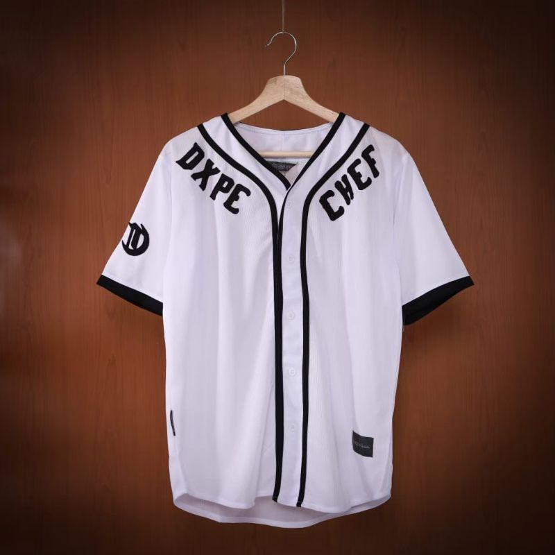 PRIA PUTIH HITAM Baseball jersey baseball Shirt Men Women NY White Black  list