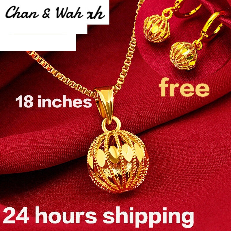 Gold 916 Original Singapore Necklace Women Birthday Wedding Gifts