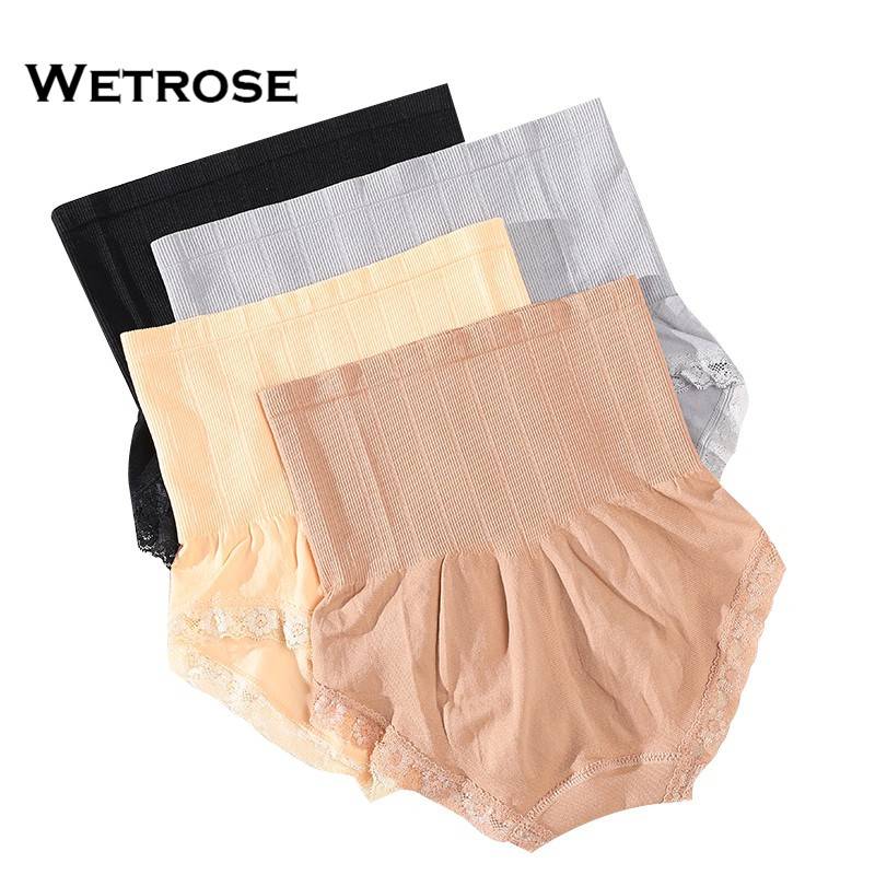 【Wetrose】munafie clothing high waist shapewear women flatten tummy shapewear panties