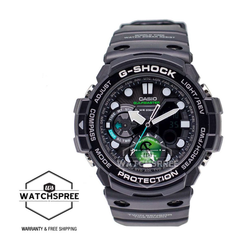 Watchspree Casio G Shock Gulfmaster MASTER Of G Series Master in Marine Blue Model Watch GN1000MB 1A Shopee Singapore