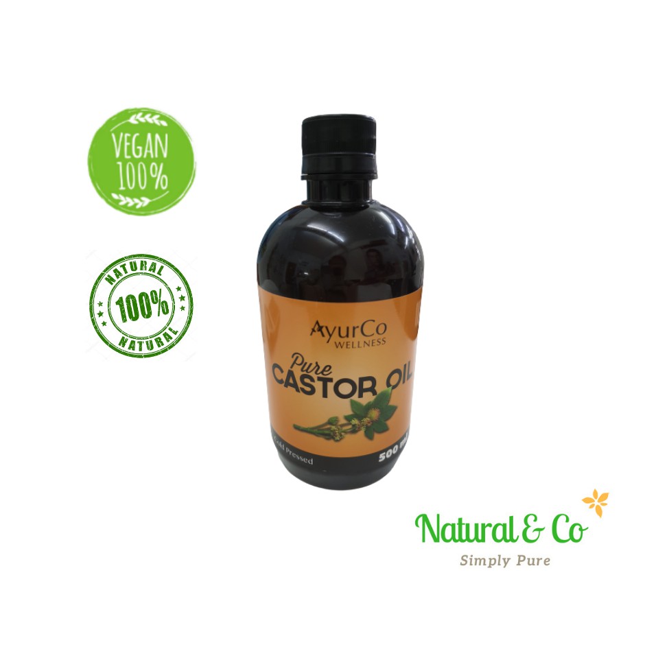 Pure Cold Pressed Castor Oil-- Minyak Jarak (500ml), For Internal And ...