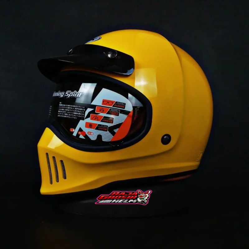 Original INK TROOPER YELLOW HELM CAKIL FULL FACE INK TROOPER CRYMSON ...