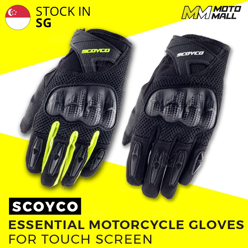 Essential Motorcycle Gloves for Touch Screen - Scoyco MC58-2