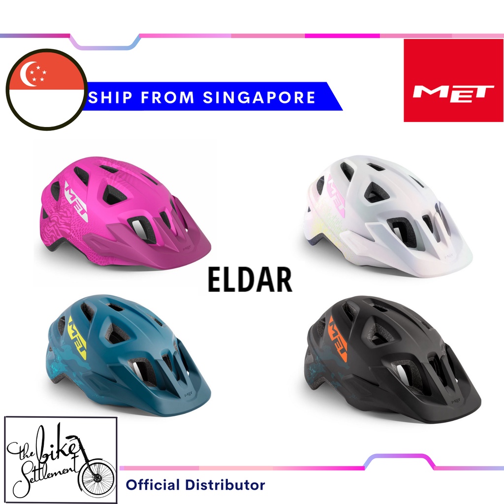 MET Eldar Mountain Bike Helmet for Kids and Toddler, 52-57cm | Shopee  Singapore